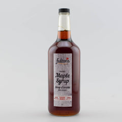 Pure Organic Maple Syrup - 1 litre glass bottle