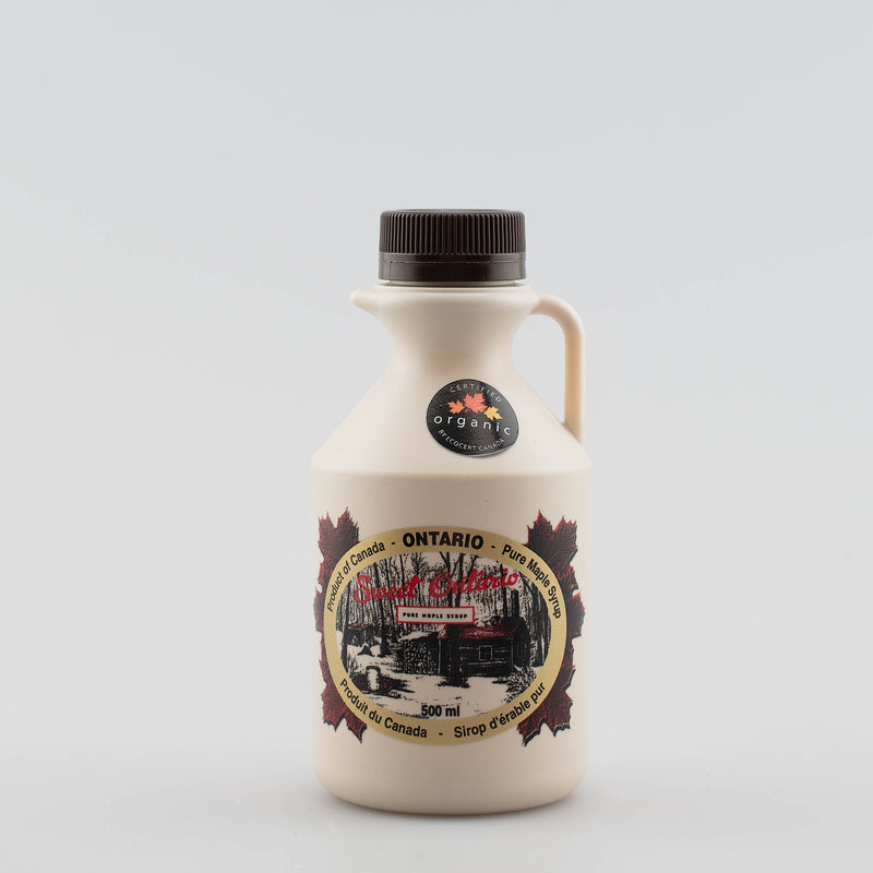 Pure Organic Maple Syrup - 500ml plastic jug
