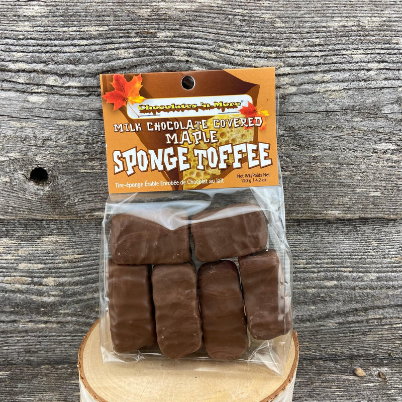 Milk Chocolate Covered Maple Sponge Toffee